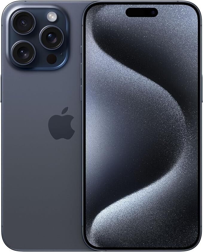 Apple iPhone 15 Pro Max - 1TB - Blue Titanium